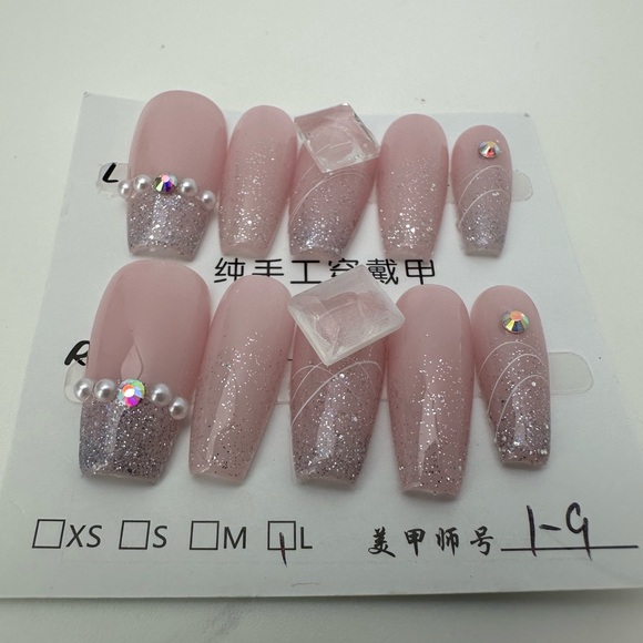 Handmade press on nails bundle of four sets size large - Picture 5 of 13